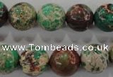 CDE855 15.5 inches 14mm round dyed sea sediment jasper beads wholesale