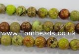 CDE862 15.5 inches 8mm round dyed sea sediment jasper beads wholesale