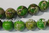 CDE922 15.5 inches 12mm round dyed sea sediment jasper beads