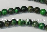 CDE956 15.5 inches 8mm round dyed sea sediment jasper beads