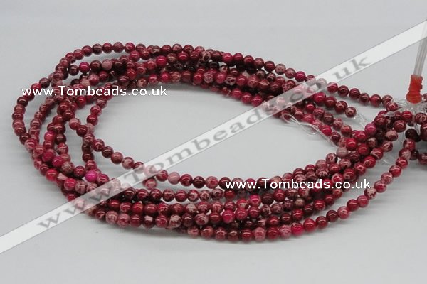 CDI02 16 inches 6mm round dyed imperial jasper beads wholesale