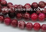 CDI03 16 inches 8mm round dyed imperial jasper beads wholesale
