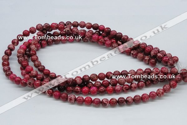 CDI03 16 inches 8mm round dyed imperial jasper beads wholesale