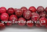 CDI04 16 inches 10mm round dyed imperial jasper beads wholesale