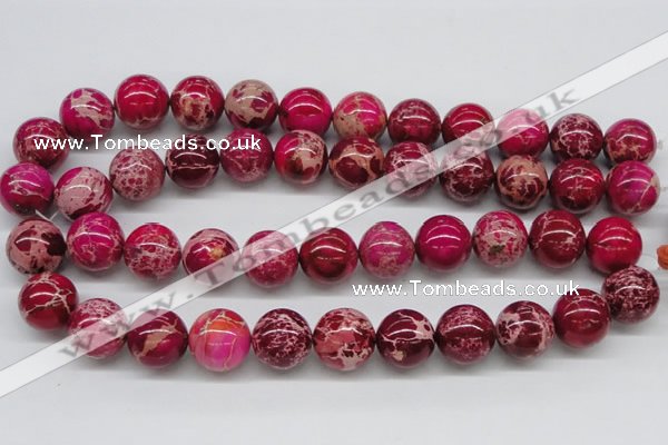 CDI05 16 inches 18mm round dyed imperial jasper beads wholesale