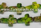 CDI131 15.5 inches 15*20mm cross dyed imperial jasper beads