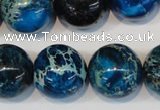 CDI222 15.5 inches 20mm round dyed imperial jasper beads