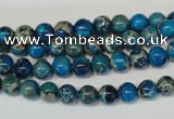 CDI265 15.5 inches 6mm round dyed imperial jasper beads