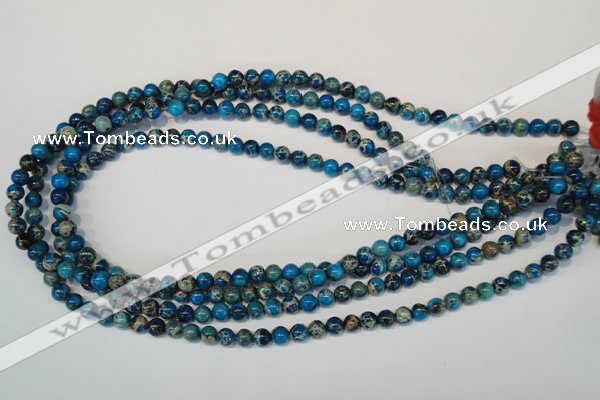 CDI265 15.5 inches 6mm round dyed imperial jasper beads