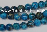 CDI266 15.5 inches 8mm round dyed imperial jasper beads