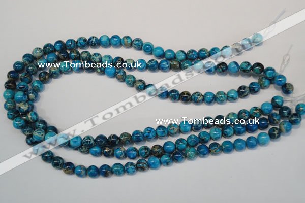 CDI266 15.5 inches 8mm round dyed imperial jasper beads