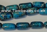 CDI285 15.5 inches 8*16mm column dyed imperial jasper beads