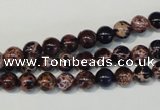 CDI361 15.5 inches 6mm round dyed imperial jasper beads