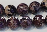 CDI365 15.5 inches 14mm round dyed imperial jasper beads