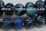 CDI45 16 inches 12mm round dyed imperial jasper beads wholesale