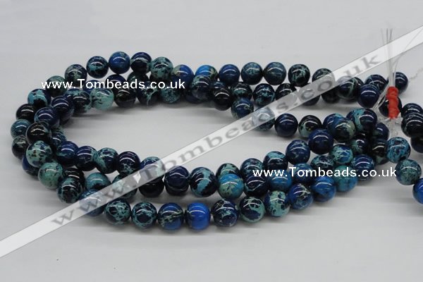 CDI45 16 inches 12mm round dyed imperial jasper beads wholesale