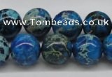 CDI46 16 inches 14mm round dyed imperial jasper beads wholesale