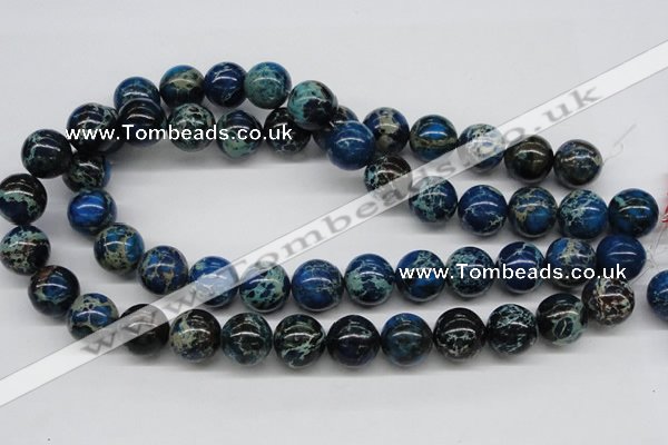CDI47 16 inches 16mm round dyed imperial jasper beads wholesale