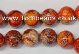 CDI494 15.5 inches 12mm round dyed imperial jasper beads