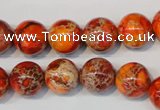 CDI494 15.5 inches 12mm round dyed imperial jasper beads