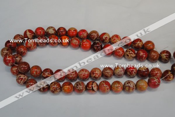 CDI495 15.5 inches 14mm round dyed imperial jasper beads