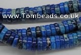 CDI51 16 inches 3*10mm coin dyed imperial jasper beads wholesale