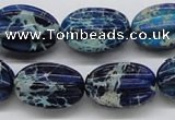 CDI61 16 inches 16*23mm star fruit shaped dyed imperial jasper beads