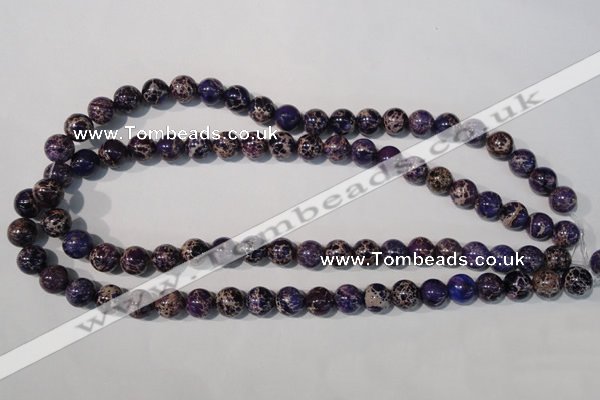 CDI696 15.5 inches 10mm round dyed imperial jasper beads