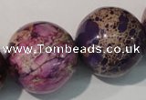 CDI699 15.5 inches 24mm round dyed imperial jasper beads