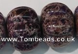 CDI702 15.5 inches 26*32mm pumpkin dyed imperial jasper beads