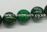 CDI71 16 inches 16mm round dyed imperial jasper beads wholesale