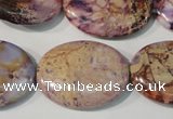 CDI712 15.5 inches 22*30mm oval dyed imperial jasper beads