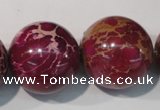 CDI765 15.5 inches 24mm round dyed imperial jasper beads