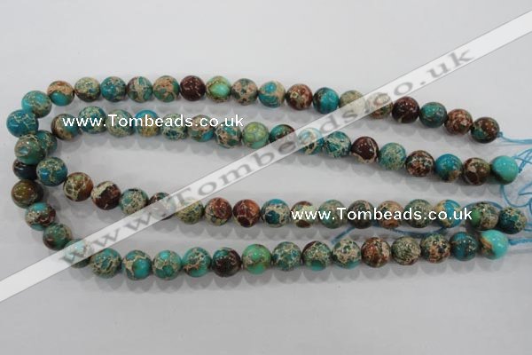 CDI804 15.5 inches 11mm round dyed imperial jasper beads wholesale