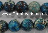 CDI807 15.5 inches 15mm round dyed imperial jasper beads wholesale