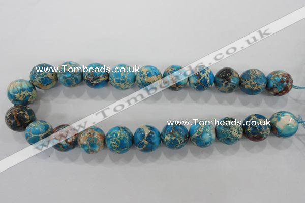 CDI808 15.5 inches 18mm round dyed imperial jasper beads wholesale