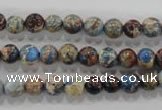 CDI812 15.5 inches 6mm round dyed imperial jasper beads wholesale