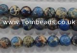 CDI813 15.5 inches 8mm round dyed imperial jasper beads wholesale