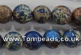 CDI815 15.5 inches 12mm round dyed imperial jasper beads wholesale