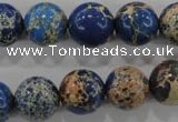 CDI816 15.5 inches 14mm round dyed imperial jasper beads wholesale