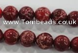 CDI823 15.5 inches 10mm round dyed imperial jasper beads wholesale