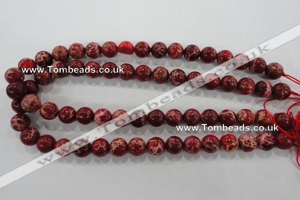 CDI823 15.5 inches 10mm round dyed imperial jasper beads wholesale