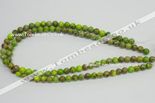 CDI83 16 inches 8mm round dyed imperial jasper beads wholesale