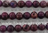 CDI832 15.5 inches 8mm round dyed imperial jasper beads wholesale