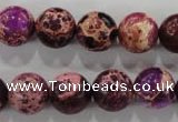 CDI834 15.5 inches 12mm round dyed imperial jasper beads wholesale