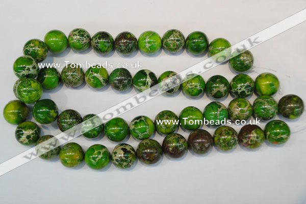 CDI84 16 inches 18mm round dyed imperial jasper beads wholesale
