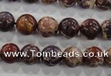 CDI843 15.5 inches 10mm round dyed imperial jasper beads wholesale