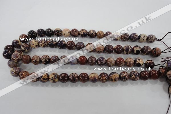 CDI843 15.5 inches 10mm round dyed imperial jasper beads wholesale