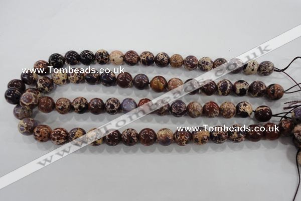 CDI844 15.5 inches 12mm round dyed imperial jasper beads wholesale