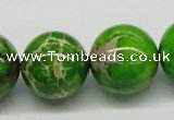 CDI85 16 inches 20mm round dyed imperial jasper beads wholesale